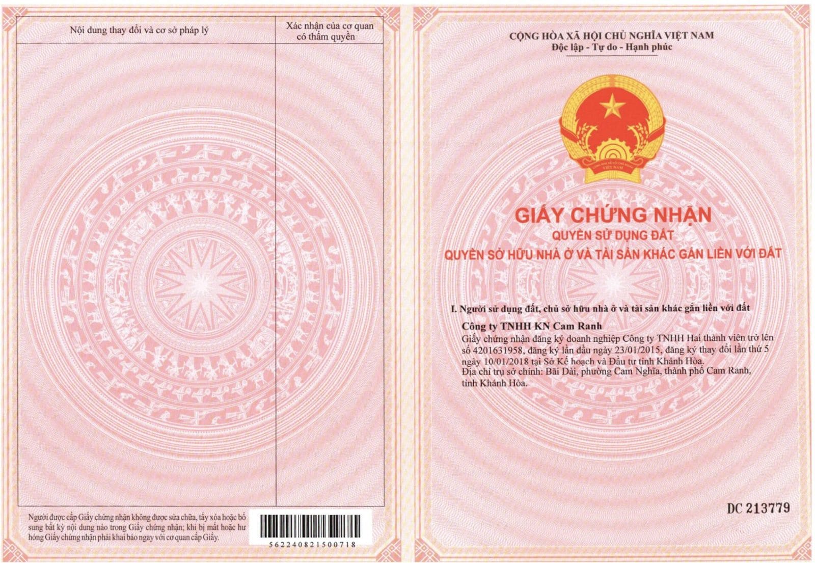 Pháp lý Caraworld Cam Ranh 